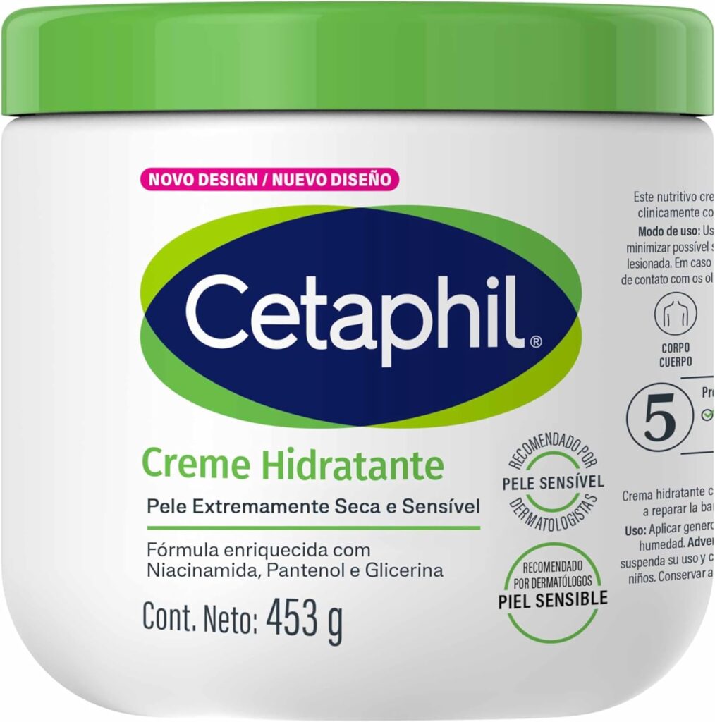 Comparação preço e benefício CeraVe vs Cetaphil hidratante corporal