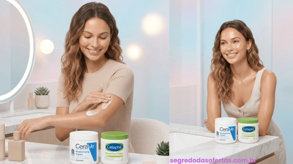 CeraVe vs Cetaphil - Qual Hidratante é Melhor?